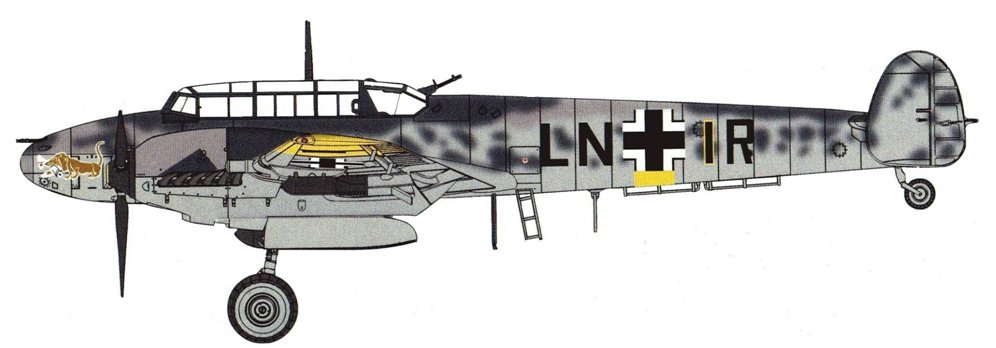 Messerschmitt Bf. 110 © Marco Vergani - Click to enlarge