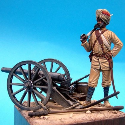 Havildar, Indian Mountain Artillery with Screw-Gun