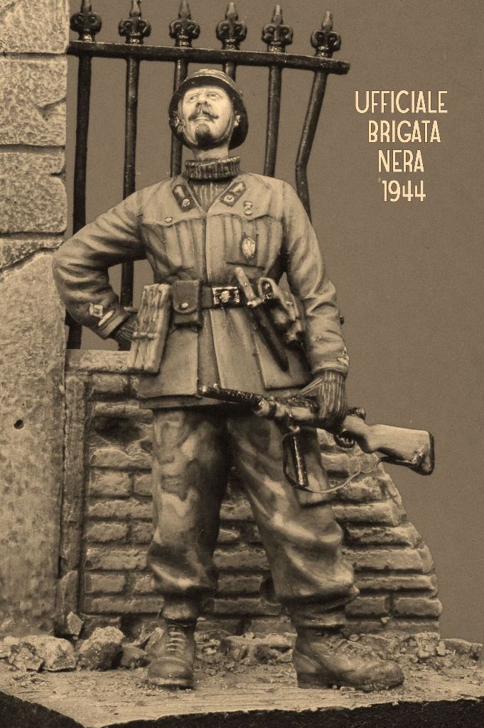 Uffciale VI° Brigata Nera "Augusto Cristina" © Ugo Giberti - Click to enlarge