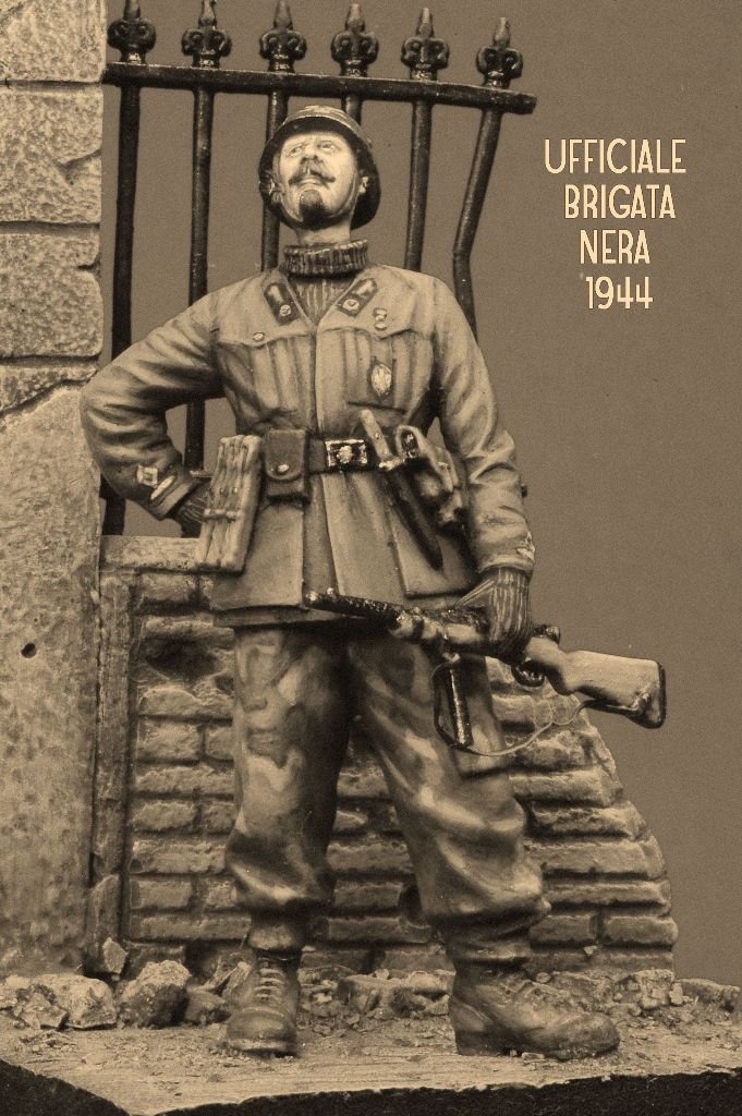 Uffciale VI° Brigata Nera "Augusto Cristina" © Ugo Giberti - Click to enlarge