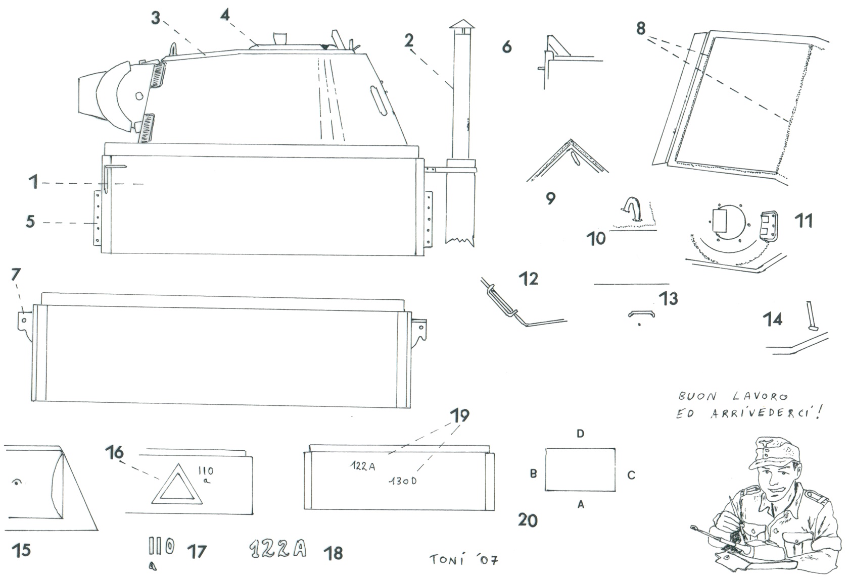 Pantherturm, Linea Gotica, Autunno 1944 © Andrea Tallillo - Click to magnify/shrink