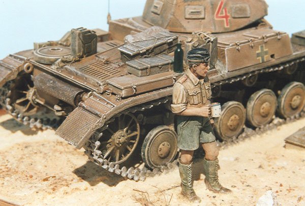 Panzer II C, Afrika Korps © Andrea Tallillo - Click to magnify/shrink