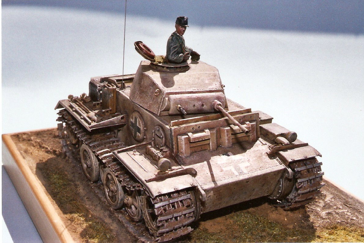 Panzer II Ausf. J © Andrea Tallillo - Click to magnify/shrink