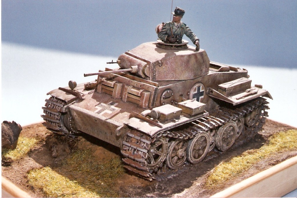 Panzer II Ausf. J © Andrea Tallillo - Click to magnify/shrink