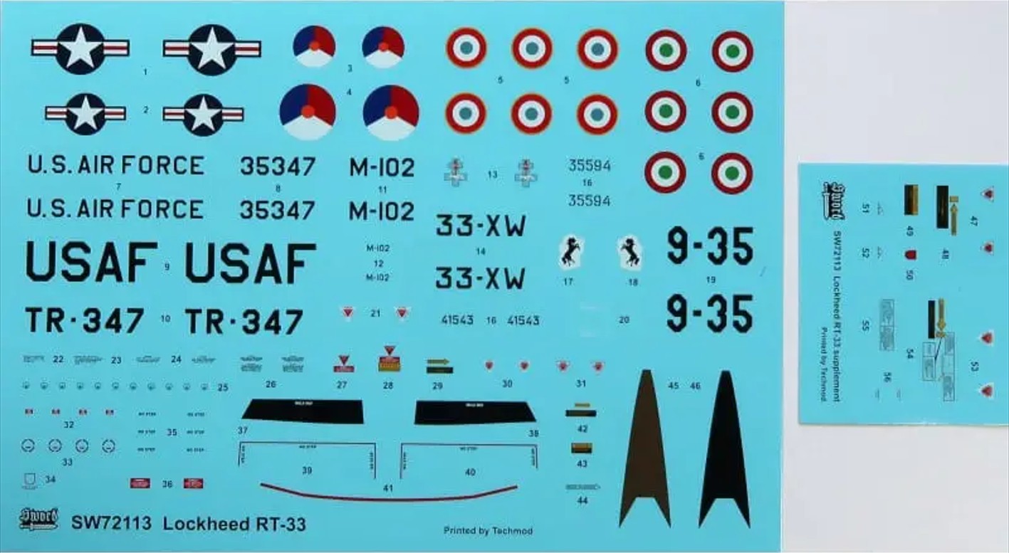 Lockheed RT-33A © Angelo Battistelli - Click to magnify/shrink