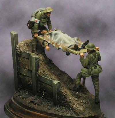 British stretcher bearers WWI