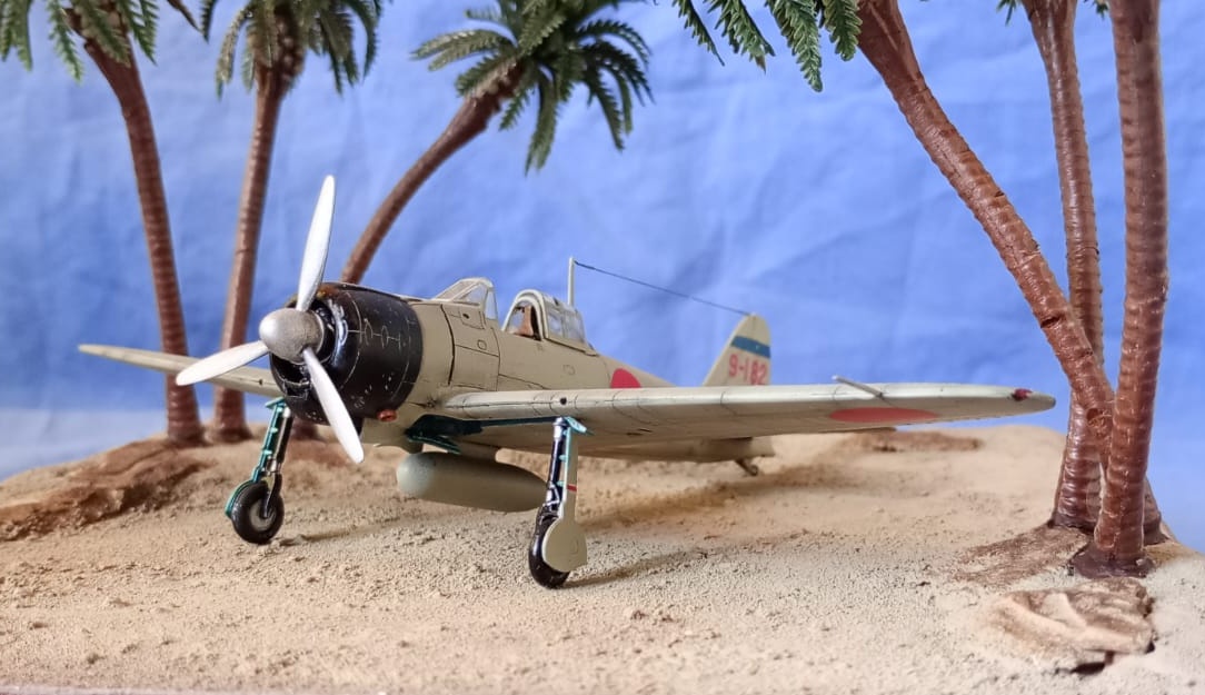 Mitsubishi A6M2a Zero © Giovanni Olivero - Click to magnify/shrink Mitsubishi A6M2a Zero