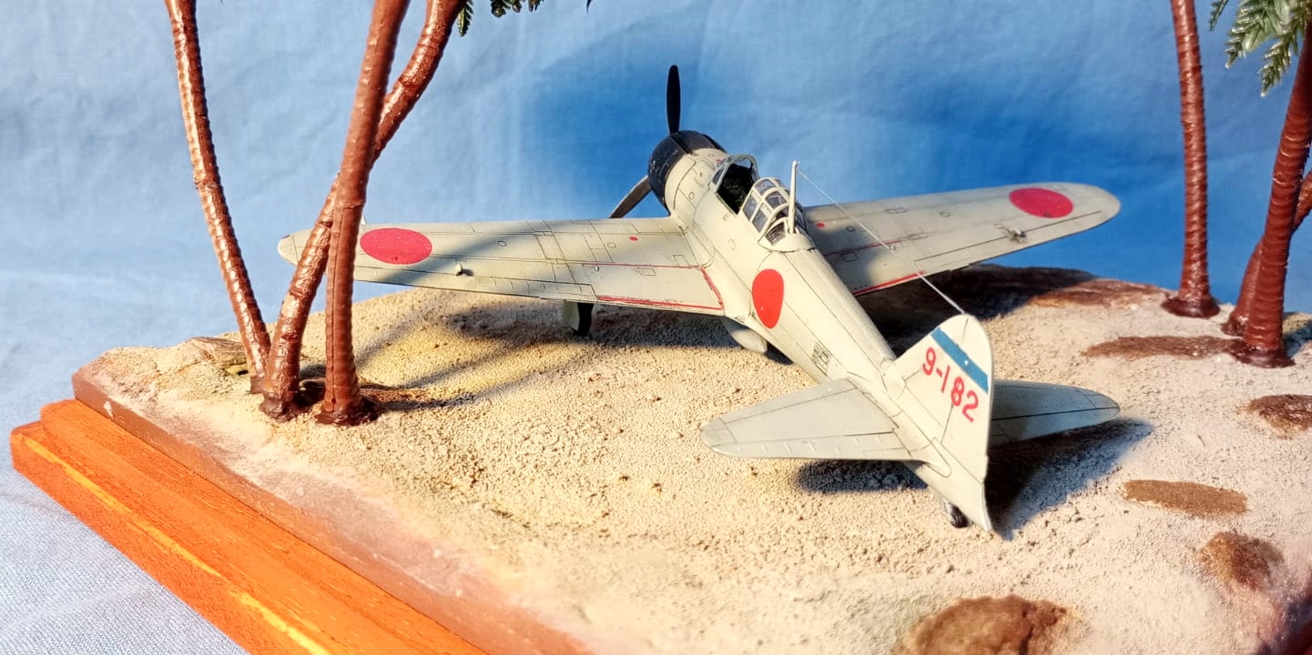 Mitsubishi A6M2a Zero © Giovanni Olivero - Click to magnify/shrink Mitsubishi A6M2a Zero