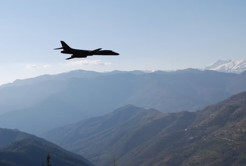 Ho fotografato il B1B Lancer © Giuseppe Penna