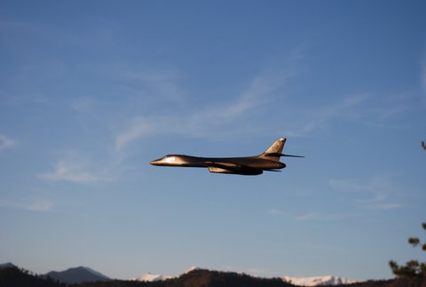 Ho fotografato il B1B Lancer © Giuseppe Penna