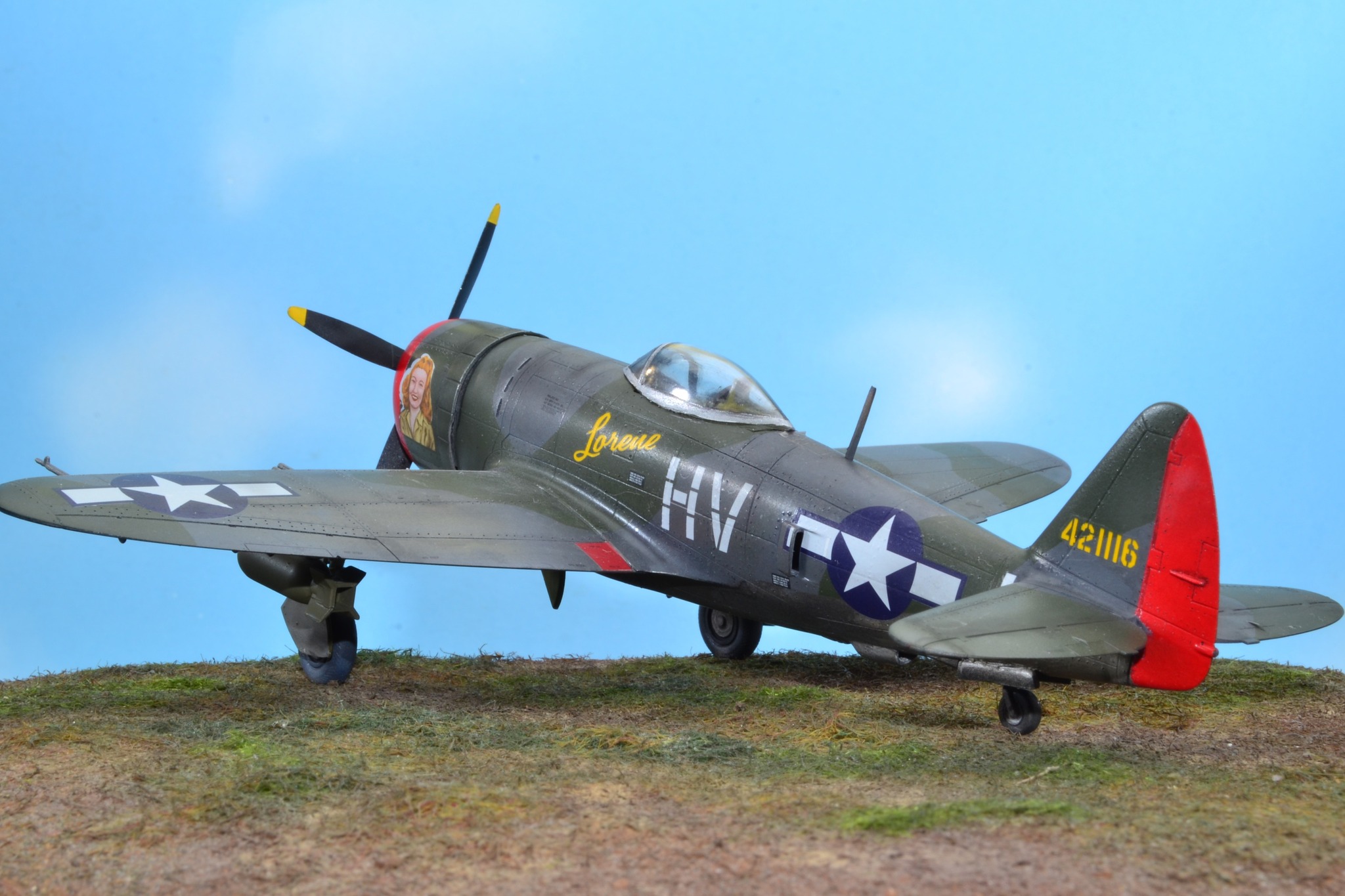 Republic P-47D Thunderbolt © Maurizio Ugo - Click to magnify/shrink