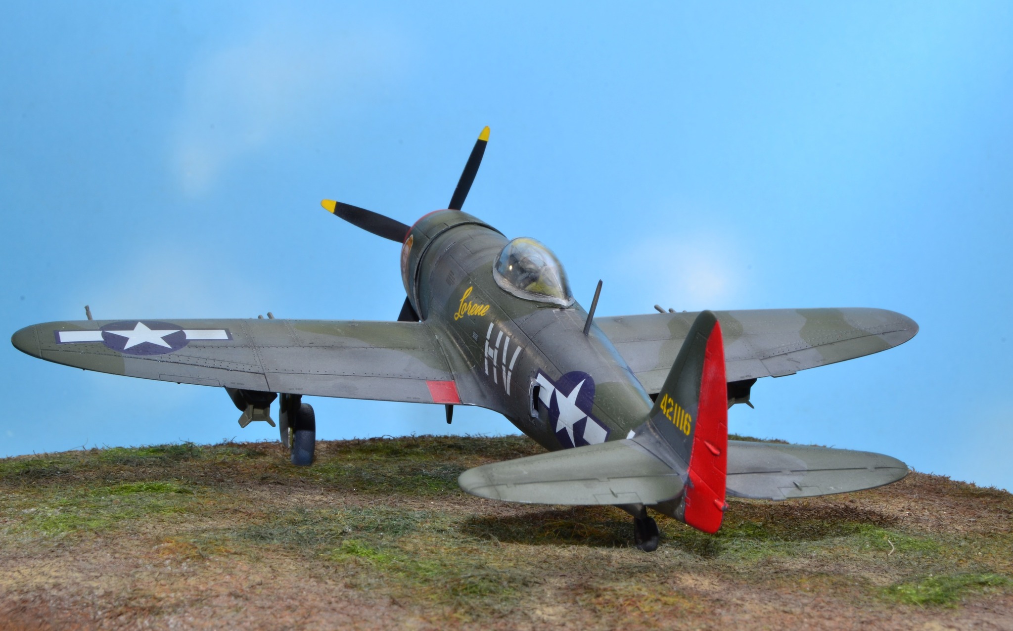 Republic P-47D Thunderbolt © Maurizio Ugo - Click to magnify/shrink