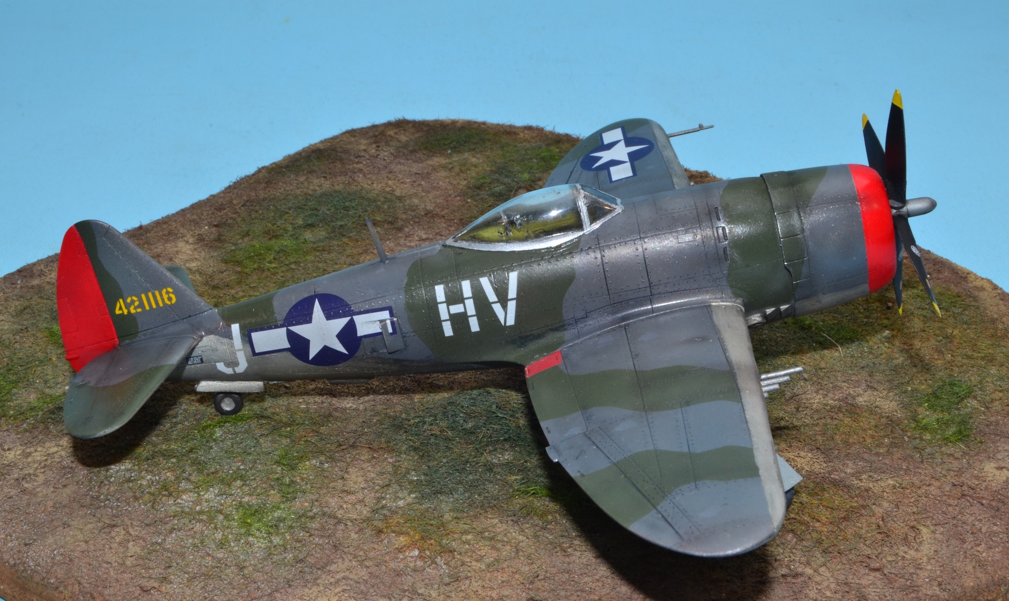Republic P-47D Thunderbolt © Maurizio Ugo - Click to magnify/shrink