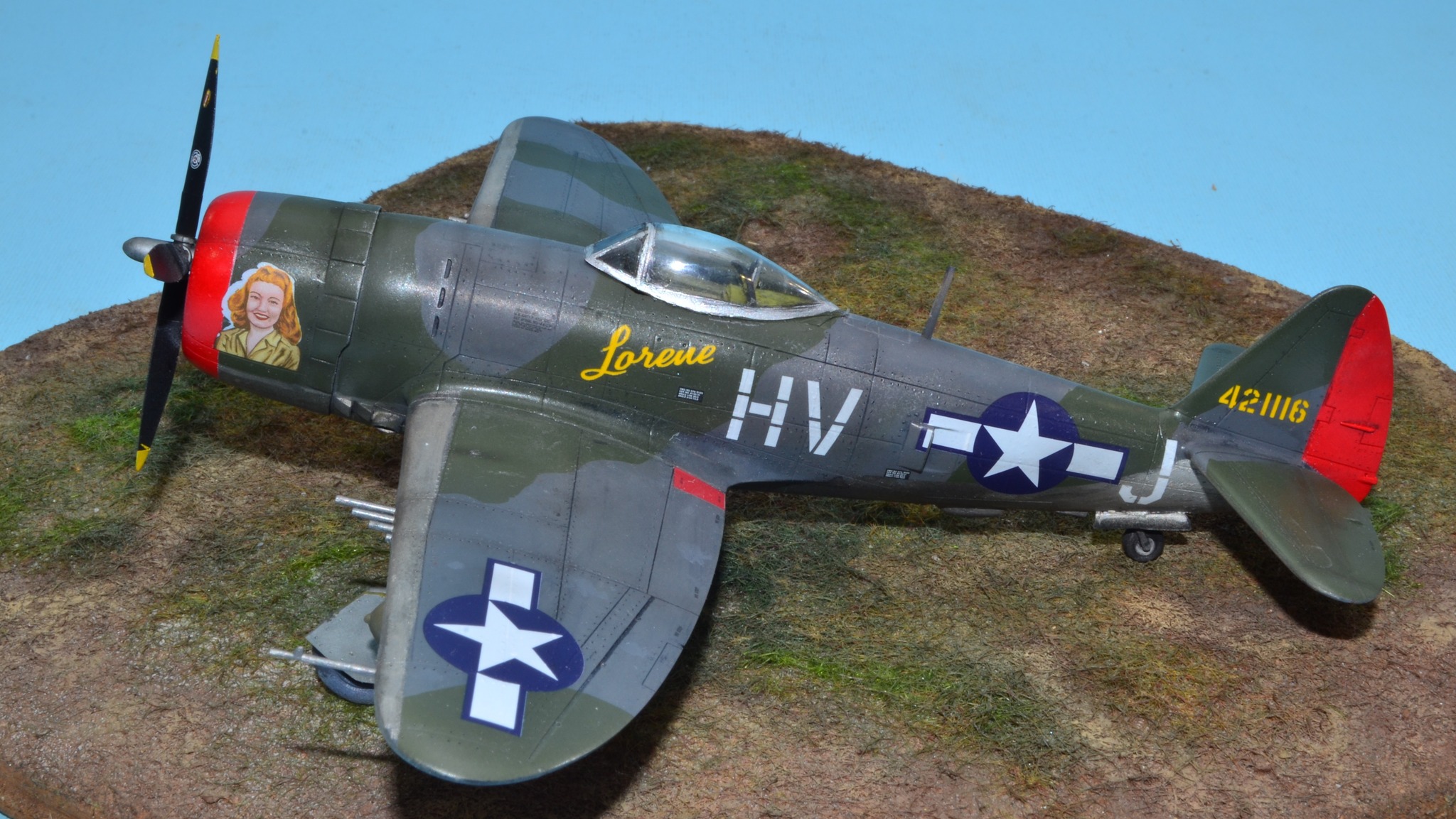 Republic P-47D Thunderbolt © Maurizio Ugo - Click to magnify/shrink