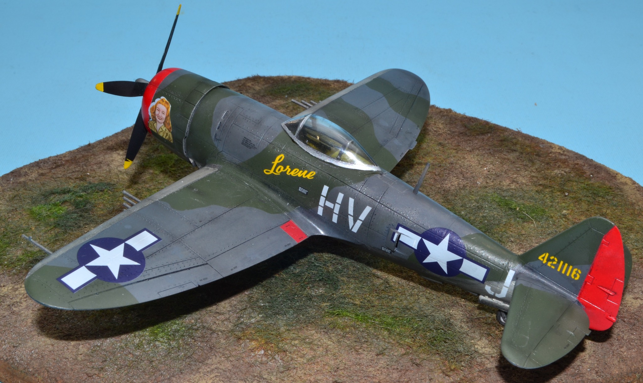 Republic P-47D Thunderbolt © Maurizio Ugo - Click to magnify/shrink