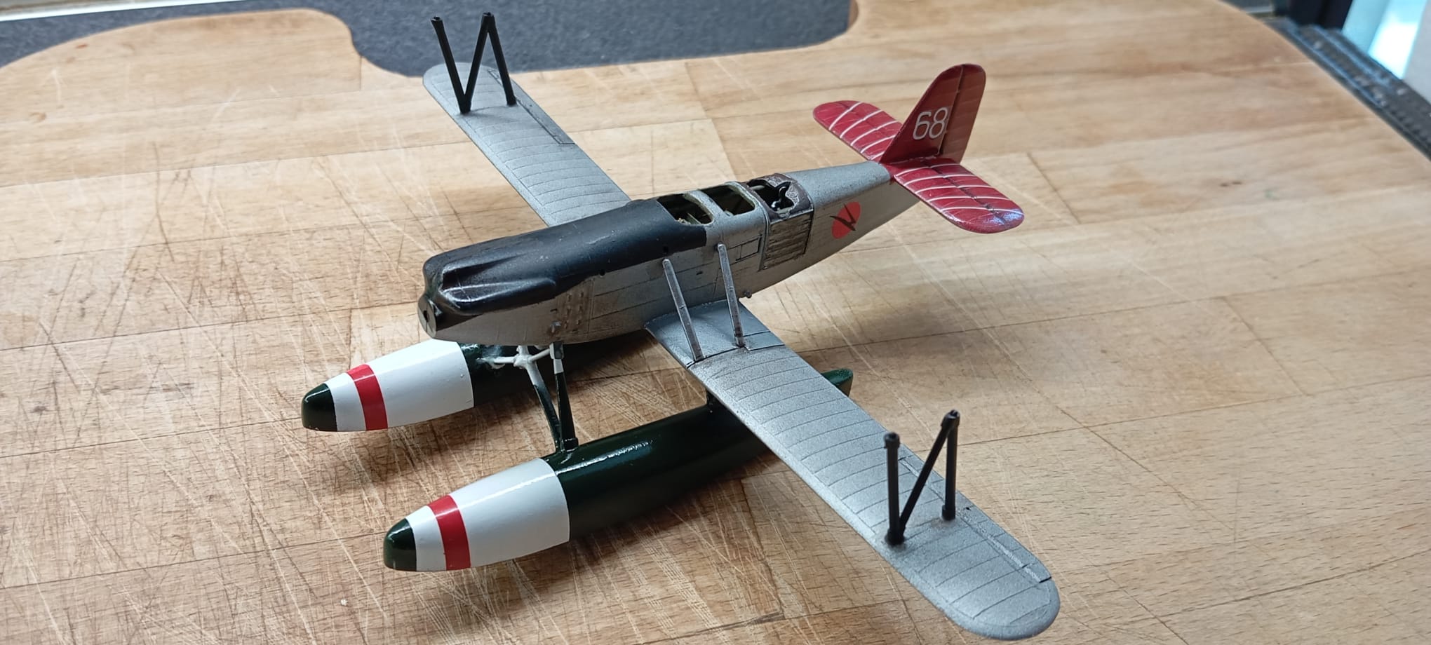 Kawanishi E7K1 "Alf" © Roberto Carena - Click to magnify/shrink Kawanishi E7K1 "Alf"