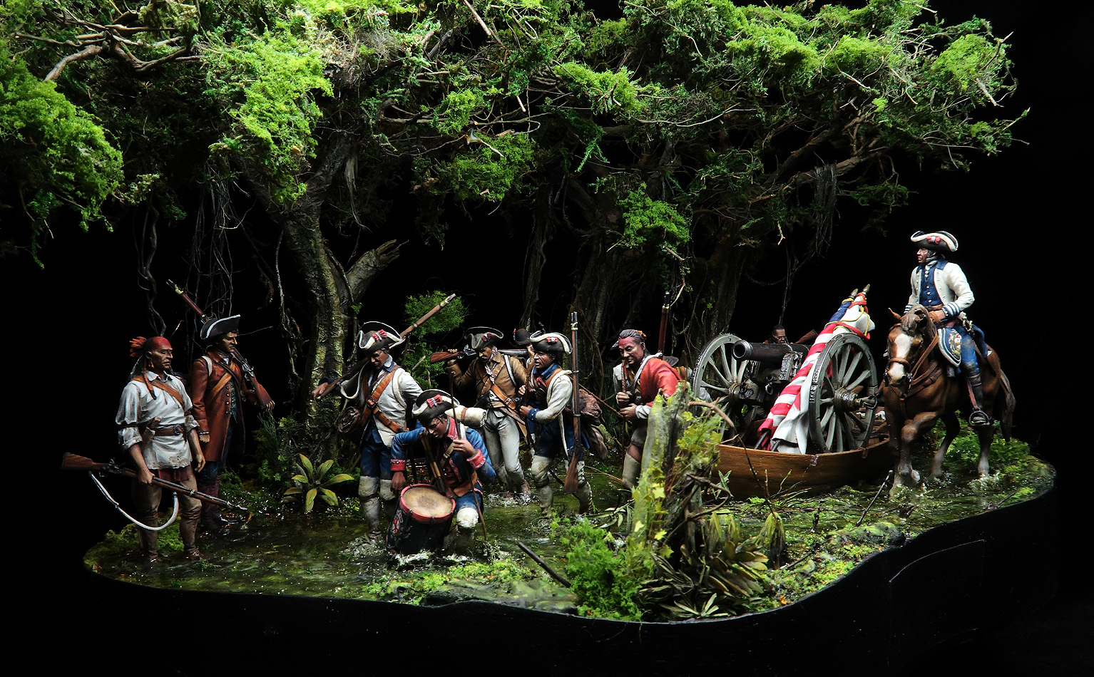 La marcia di Gàlvez, 1779 © Pedro Abreu - Click to magnify/shrink