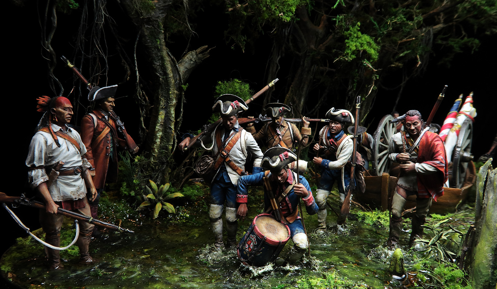 La marcia di Gàlvez, 1779 © Pedro Abreu - Click to magnify/shrink