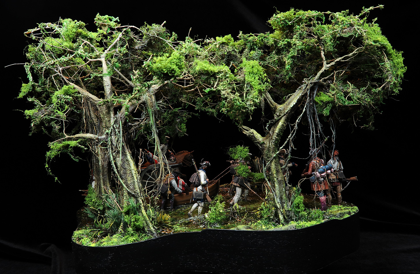 La marcia di Gàlvez, 1779 © Pedro Abreu - Click to magnify/shrink