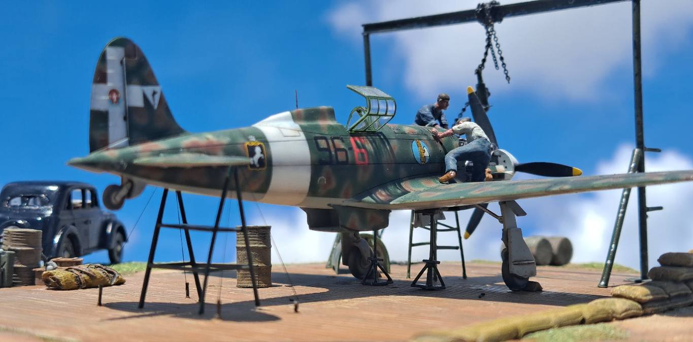 Macchi MC.202 Folgore © Jinoo Koo - Click to magnify/shrink