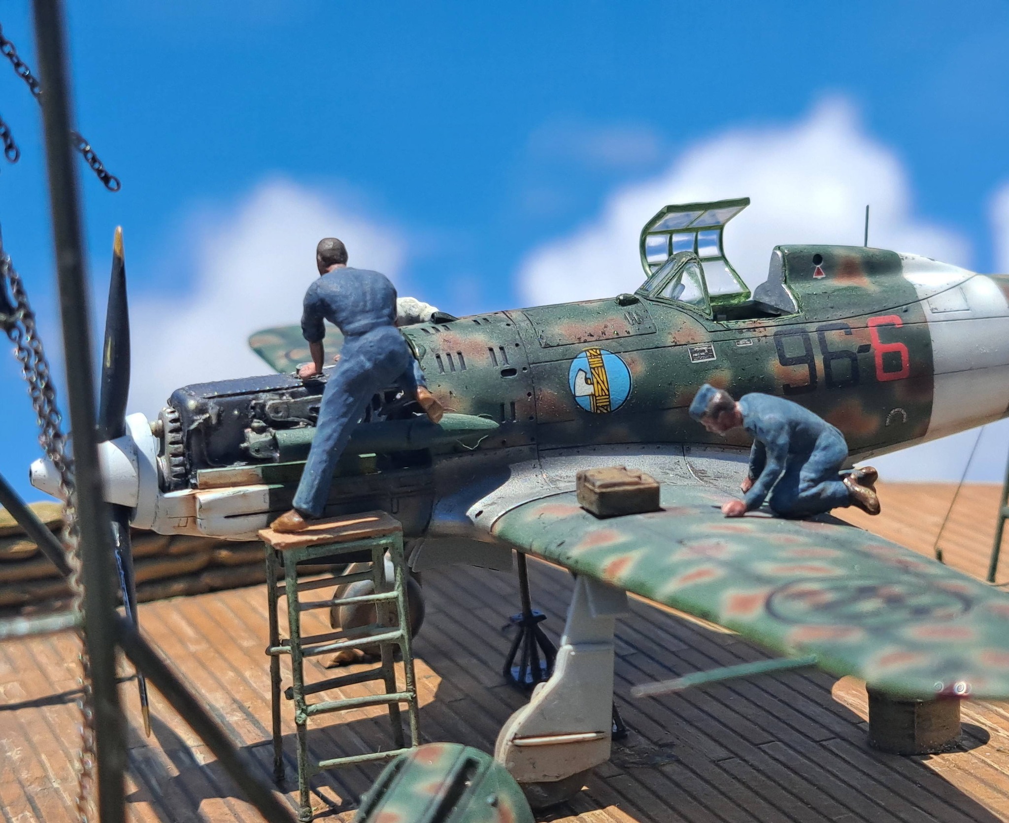 Macchi MC.202 Folgore © Jinoo Koo - Click to magnify/shrink